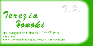 terezia homoki business card